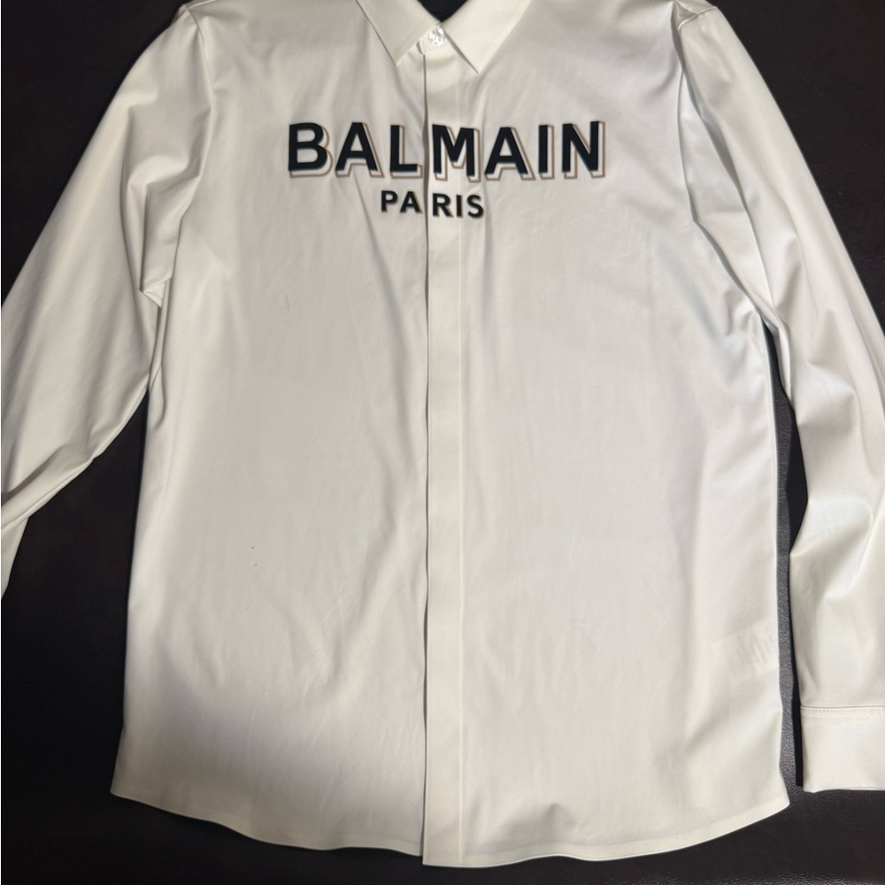 Balmain Paris White Men's Shirt